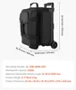 Borsa da bowling SucceBuy per 2 palle con ruote, scomparto Anteprima dell’immagine prodotto 7