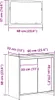 CLORIS 2-tlg. Badmöbel-Set Betongrau Holzwerkstoff 856066 Produktbild-Vorschau 10