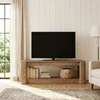 TV-meubel 160 cm voor televisies tot 75 inch, met houtlook Productafbeelding-voorbeeld 2