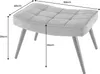 riess-ambiente Moderner Hocker SCANDINAVIA blau Produktbild-Vorschau 10