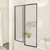 Jayseuw 120x140 cm Parete pieghevole per vasca da bagno con Anteprima dell’immagine prodotto 8