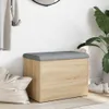 vidaXL Úložná lavice Sonoma dub 62 x 42 x 45 cm Materiál na Náhled obrázku produktu 3