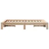 Massivholzbett ohne Matratze 120x190 cm Kiefernholz Produktbild-Vorschau 5