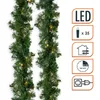 Kerstkrans met lichtketting en stekker, geschikt voor Productafbeelding-voorbeeld 3