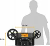 A silhouette of a person is shown next to a Kodak film digitizer, with dimensions indicated. Produktbild-Vorschau