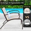 COSTWAY 3-tlg. Gartenmöbel Set, Balkonset mit 2 Stühlen und Produktbild-Vorschau 6