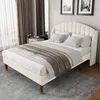 A bedroom scene with a bed as the main focus. Produktbild-Vorschau