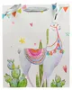 Geschenktüte Lama Alpaka Motiv - Große Papiertüte 26x32cm Produktbild-Vorschau 2