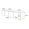 Hängender TV-Schrank COLGANTE NUSSBAUM 200 cm, Produktbild-Vorschau 6