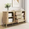 STILVORA credenza cassettiera in rattan con ante Anteprima dell’immagine prodotto 11
