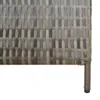 vidaXL Paravent 5-tlg. Grau Poly Rattan Podgląd zdjęcia produktu 9