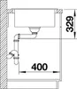 Blanco SONA 45 S lavello 780 x 500 mm antracite 519662 Anteprima dell’immagine prodotto 10