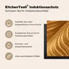 KitchenYeah© Herdabdeckplatte Nahaufnahme von Goldfarbe , Produktbild-Vorschau 6