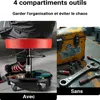 Wiltec Tabouret de mécanicien – capacité max. 150 kg – en Voir les images du produit 5