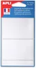 APLI Vielzweck Etiketten 50 x 77 mm weiß 14 Etiketten Produktbild-Vorschau 1