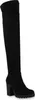 VAN HILL Damen Overknees Stiefel Profil-Sohle Schuhe Produktbild-Vorschau 1