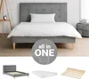 Homestyle4u Polsterbett 140x200 mit Matratze mit ® Standard Produktbild-Vorschau 1