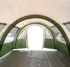 vidaXL Tenda a tunnel 4 persone Verde Impermeabile Anteprima dell’immagine prodotto 9