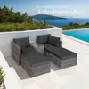 tectake® Aluminium Rattan Lounge San Domino wetterfest und Produktbild-Vorschau 7