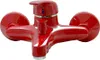A red faucet for a bathtub. Produktbild-Vorschau