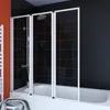 Badewannenfaltwand Marwell Triple White 3-flg. 125 x 143 cm Produktbild-Vorschau 1