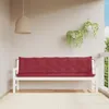 Cuscini per panca da giardino 2 pz. Tessuto Oxford rosso Anteprima dell’immagine prodotto 13