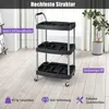 COSTWAY Carrello da officina a 3 livelli, carrello multiuso Anteprima dell’immagine prodotto 5
