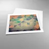 Poster - Poster ohne Rahmen - Abstraktion Dreieck Muster - Produktbild-Vorschau 3