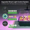A close-up marketing image of a plant seedling starter kit with an integrated grow light. Náhled obrázku produktu