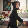 Onesie-Pyjama Kigurumi Kostüm Verkleidung Ohnezahn Kinder Produktbild-Vorschau 4
