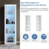 okwish Vitrinen Sideboard mit 3 Glasfächer für Badezimmer, Produktbild-Vorschau 6