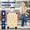 MuchoWow® Koffer Handgepäck Trolley Rollkoffer Kleine Produktbild-Vorschau 2