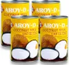 [ 4x 400ml ] AROY-D Kokosmilch LITE Kokosnussmilch Produktbild-Vorschau 1