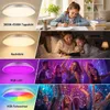 24W LED Deckenleuchte 3000K-6000K RGB Dimmbar Deckenlampe Produktbild-Vorschau 5