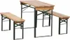 Festzeltgarnitur 110 cm ohne Rückenlehne 3-teilig, Tisch 50 Produktbild-Vorschau 4