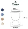 Vyveo - Doniczka "Muse" - czarna - 27x39 Podgląd zdjęcia produktu 2