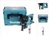 A collage of images showing a Makita rotary hammer drill, its carrying case, and accessories. Anteprima dell’immagine prodotto