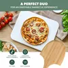 Set di 2 pietre refrattarie Bremermann con pala per pizza, Anteprima dell’immagine prodotto 2