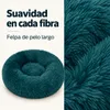 IvoQ Cama para Perro Donut - Cama para Gato - Peluche Suave Vista previa de la imagen del producto 4