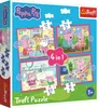 4-in-1 Puzzle (12, 15, 20, 24) - Peppa liebt Abenteuer - Produktbild-Vorschau 1