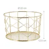 relaxdays 10026607_259 relaxdays Aufbewahrungskorb gold Anteprima dell’immagine prodotto 4