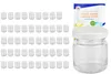 50er Set Mini Sturzgläser 53 ml To 43 weißer Deckel Produktbild-Vorschau 1