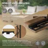 ML-Design WPC Abschlussleiste Teak für Terrassenfliesen Produktbild-Vorschau 3