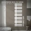 LuxeBath Iron EM designový koupelnový radiátor - 500 x 1600 Náhled obrázku produktu 2