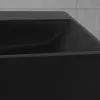 LuxeBath Lavabo da appoggio Square, 51,5x36x13 cm, nero Anteprima dell’immagine prodotto 6