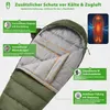Sekey Schlafsack Camping Outdoor Mumienschlafsack 220x80x50 Produktbild-Vorschau 2
