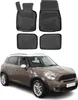2010-2016 Mini Countryman R60 Tappetini TPE Nero 4 pz Anteprima dell’immagine prodotto 1