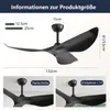 Sofucor 132 cm moderner Deckenventilator, Produktbild-Vorschau 9