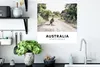 MuchoWow® Poster Australien - Känguru - Straßen 50x50 cm - Produktbild-Vorschau 3