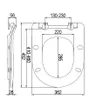 Sapho EDITA WC Sitz, SLIM, Soft Close, Easy Take, Weiß Produktbild-Vorschau 9
